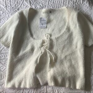 M boutique open crop top